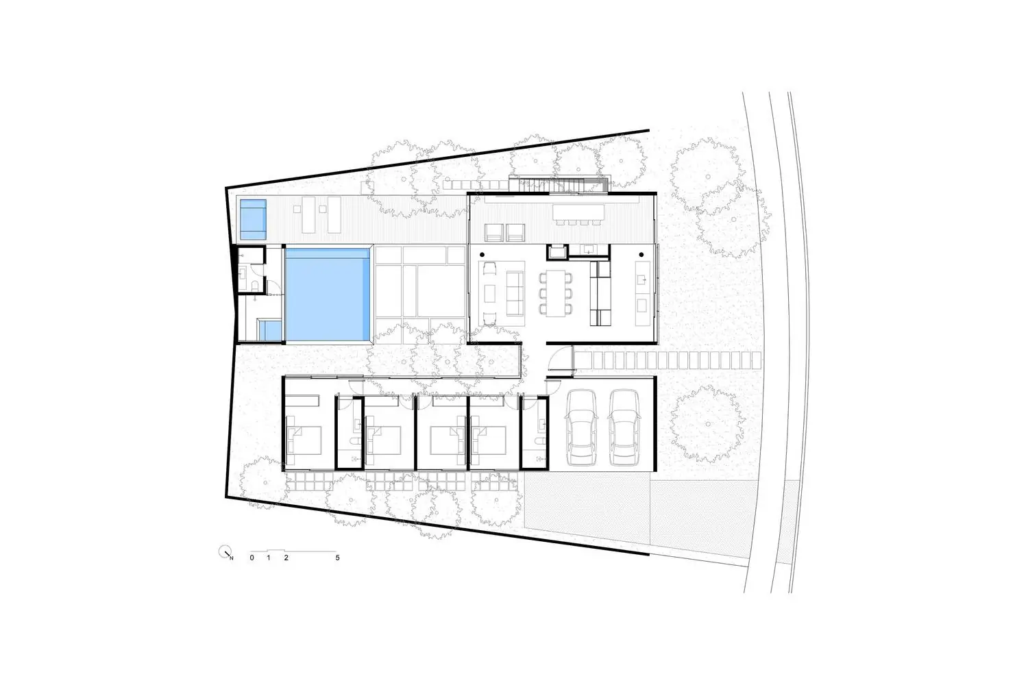 Detalle de fachada modelado en Archicad
